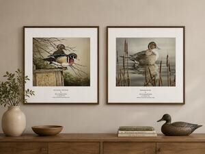 Sherrie Russell Meline Duck Prints Set of 2 Signed Numbered Limited Edition CWA